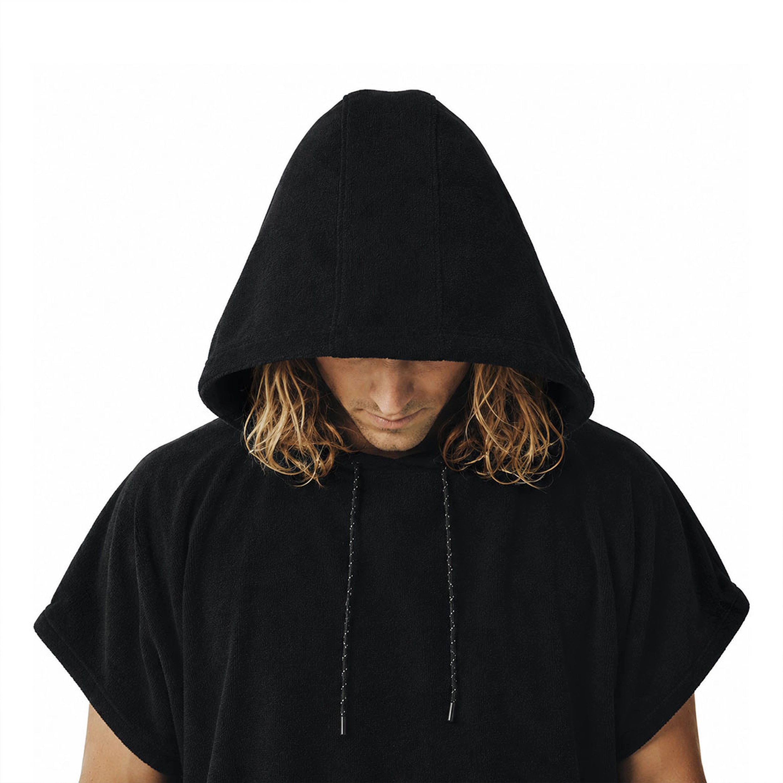 Close-up of the SAAL Surf Changing Poncho hood